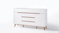 Sideboard CERVO Anrichte Kommode in weiß matt Lack...