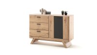 Sideboard CALAIS Kommode Wohnzimmer Balkeneiche und grau