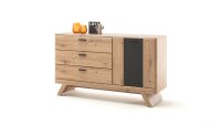 Sideboard CALAIS Anrichte Wohnzimmer Balkeneiche grau