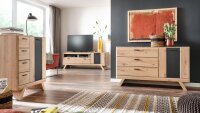 Sideboard CALAIS Anrichte Wohnzimmer Balkeneiche grau