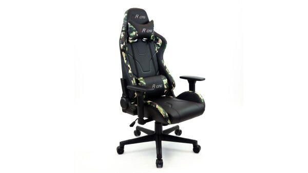 Chefsessel McRACING Drehstuhl Racer Camouflage grün