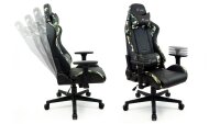 Chefsessel McRACING Drehstuhl Racer Camouflage grün