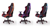 Gamingstuhl McRACING LED Chefsessel Racer rot schwarz