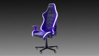 Gamingsessel McRACING LED Chefsessel Racer weiß...