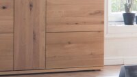 Highboard BARCELONA Balkeneiche Bianco massiv 150 cm