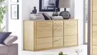 Sideboard SENA Eiche bianco teilmassiv geölt Kommode