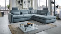 Ecksofa MP-IN19087 L-Sofa Stoff steel mit...