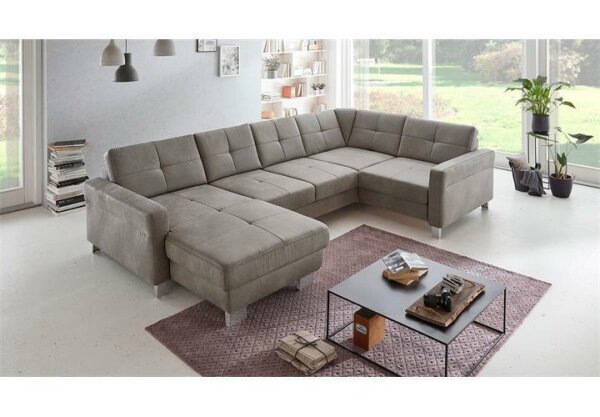 Wohnlandschaft MP-IN20040 Relax Polstersofa in grau