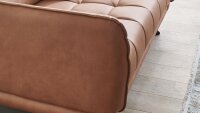 Sofa NOAH 3-Sitzer Couch Polstersofa Stoff terracotta 198 cm