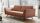 Sofa NOAH 3-Sitzer Couch Polstersofa Stoff terracotta 198 cm