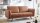 Sofa NOAH 2,5-Sitzer Couch Polstersofa Stoff terracotta 172 cm