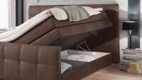 Boxspringbett SACRAMENTO Schlafzimmer braun 180x200 cm