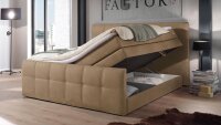 Boxspringbett SACRAMENTO Schlafzimmer sand 180x200 cm