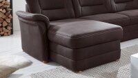 Wohnlandschaft RAVEN Ecksofa U-Form Stoff braun...