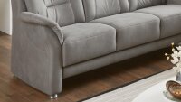 Sofa PEDINA 3-Sitzer Polstersofa Couch Feeling grau 198 cm