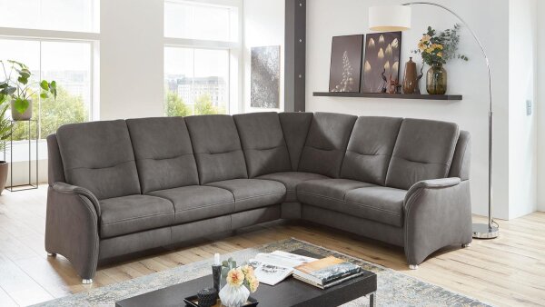 Ecksofa DORO Wohnlandschaft Feeling anthrazit 273x221