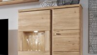 Highboard 2 TERANO in Wildeiche bianco teilmassiv