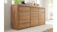 Sideboard 2 FLORENZ Wildeiche bianco massiv Softclose