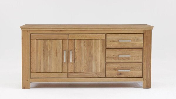 Sideboard 1 RIENA in Wildeiche teilmassiv inkl. Softclose