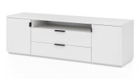 TV-Lowboard TV-Schrank MODENA in reinweiß lackiert 170x45