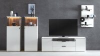 TV-Lowboard TV-Schrank MODENA in reinweiß lackiert 170x45