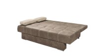 Schlafsofa SUSANNE Sofa braun beige Bettkasten 196x92