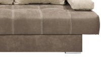 Schlafsofa SUSANNE Sofa braun beige Bettkasten 196x92