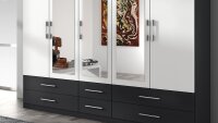 Kleiderschrank HERSBRUCK-Extra in grau metallic 226