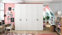 Kleiderschrank YourJOYce Schrank Schranksystem Landhaus in weiß 252cm