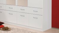 Kleiderschrank AALEN Schrank weiß mit Spiegel 181 cm