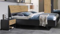 Schlafzimmer-Set BORNEO in Eiche Artisan und grau-metallic