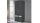 Kleiderschrank BOCHUM Schrank grau-metallic Dekor 91 cm