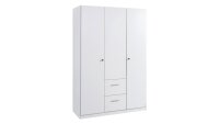 Kleiderschrank BUCHHOLZ weiß 3-türig abschließbar 136 cm