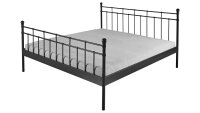 Bettgestell VERENA Bett Gestell Metall schwarz 140x200 cm