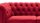 3-Sitzer Sofa CHESTERFIELD Couch in Samt rot 198 cm