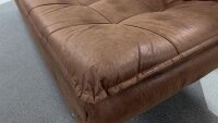 Schlafsofa CLIRK Funktionssofa 3-Sitzer vintage braun 195 cm