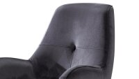 Sessel TOKIO Couchsessel Relaxsessel in anthrazit 87x96 cm