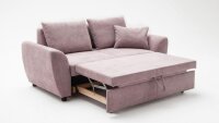 Schlafsofa ALLROUND System Stoff rosa Federkern 192 cm